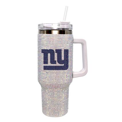 Front. The Memory Company - New York Giants 40oz. Bling Colossal Tumbler - Multicolor.