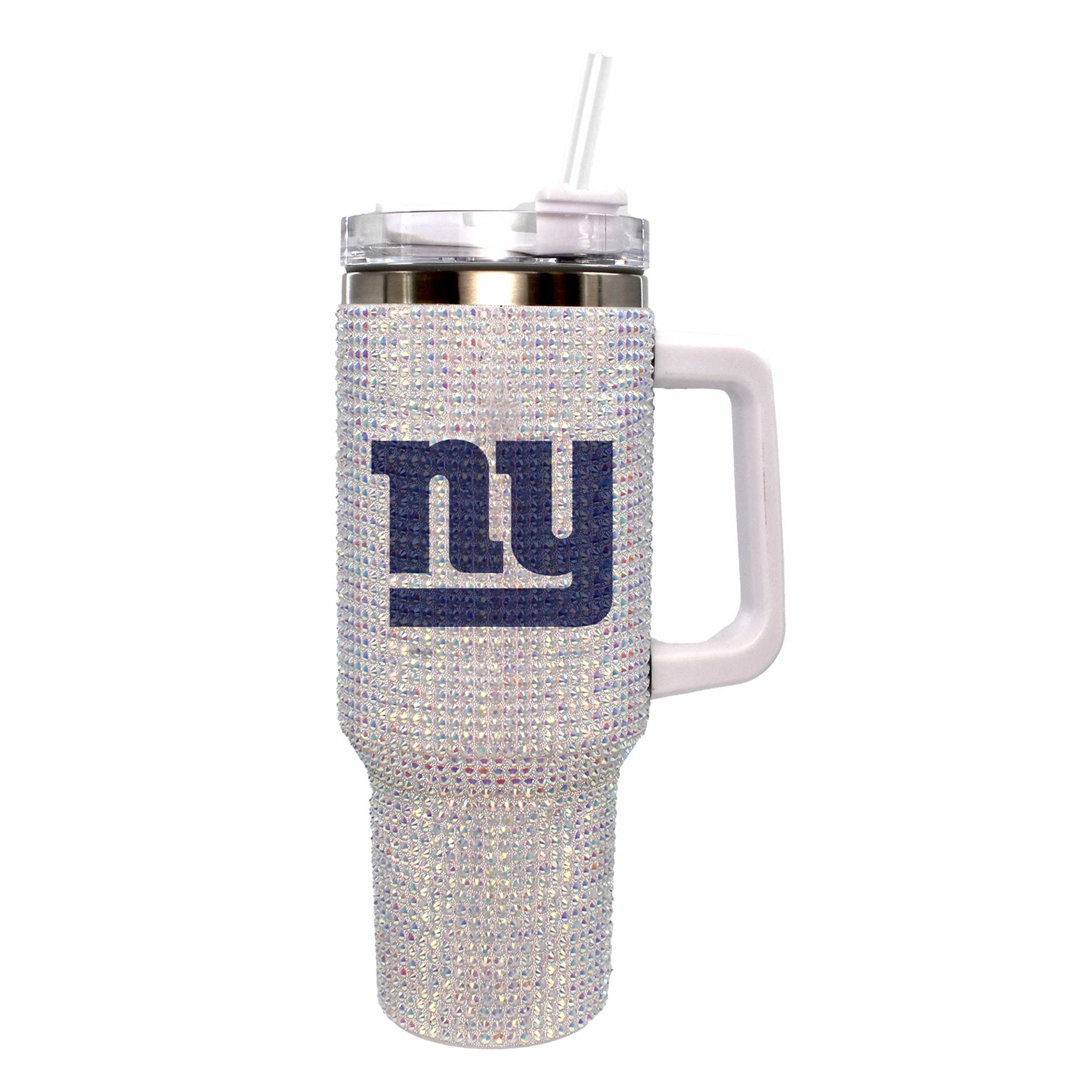 Front. The Memory Company - New York Giants 40oz. Bling Colossal Tumbler - Multicolor.