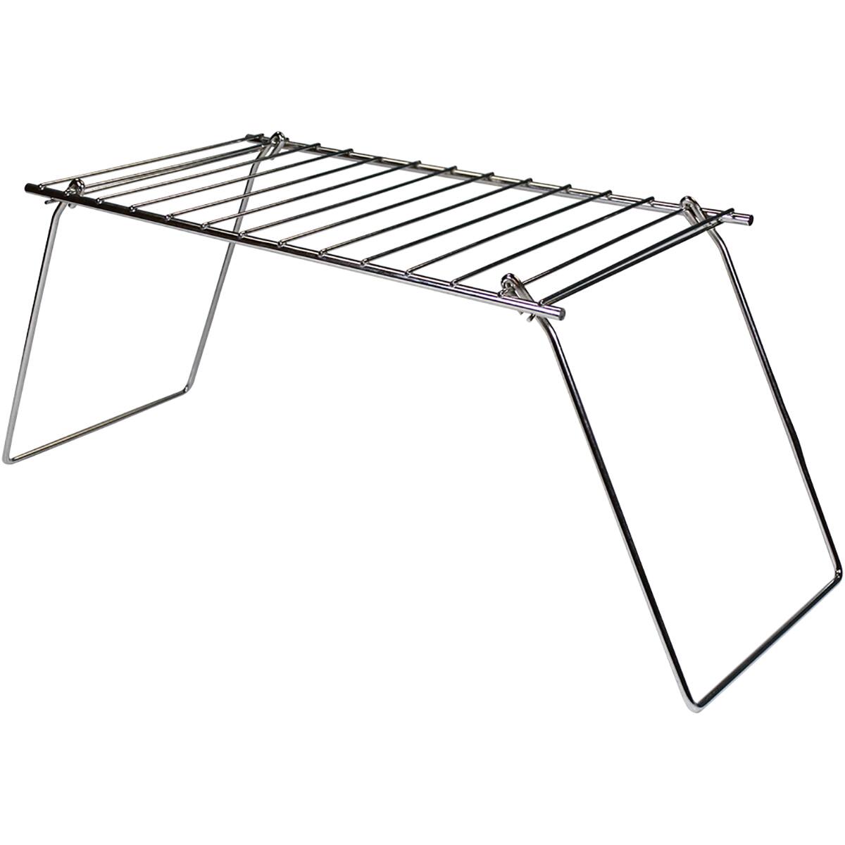 Alt View 1. Coghlan’s - Coghlan's Pack Grill, Folds Flat, Chrome-plated, Camp Survival Kitchen Camping.