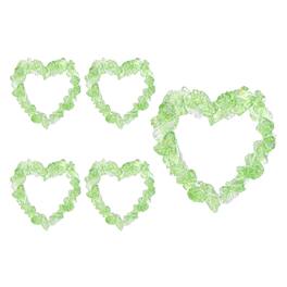 Unique Bargains - 5pcs Mini Vintage Picture Frames, 2in Resin Glow-in-dark Glitter Diamond Tiny Photo Frame for DIY - Green