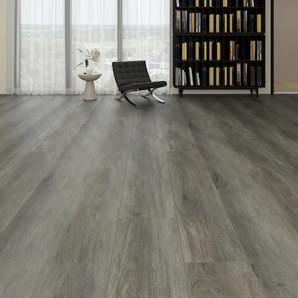 Front. Dotfloor - 48"x7.2" SPC Composite Flooring; 12 Planks/Box (28.68 sq. ft/Box); 5mm Thick with 1mm IXPE Backing; 12 mil Wear Layer - Colorado Spring.