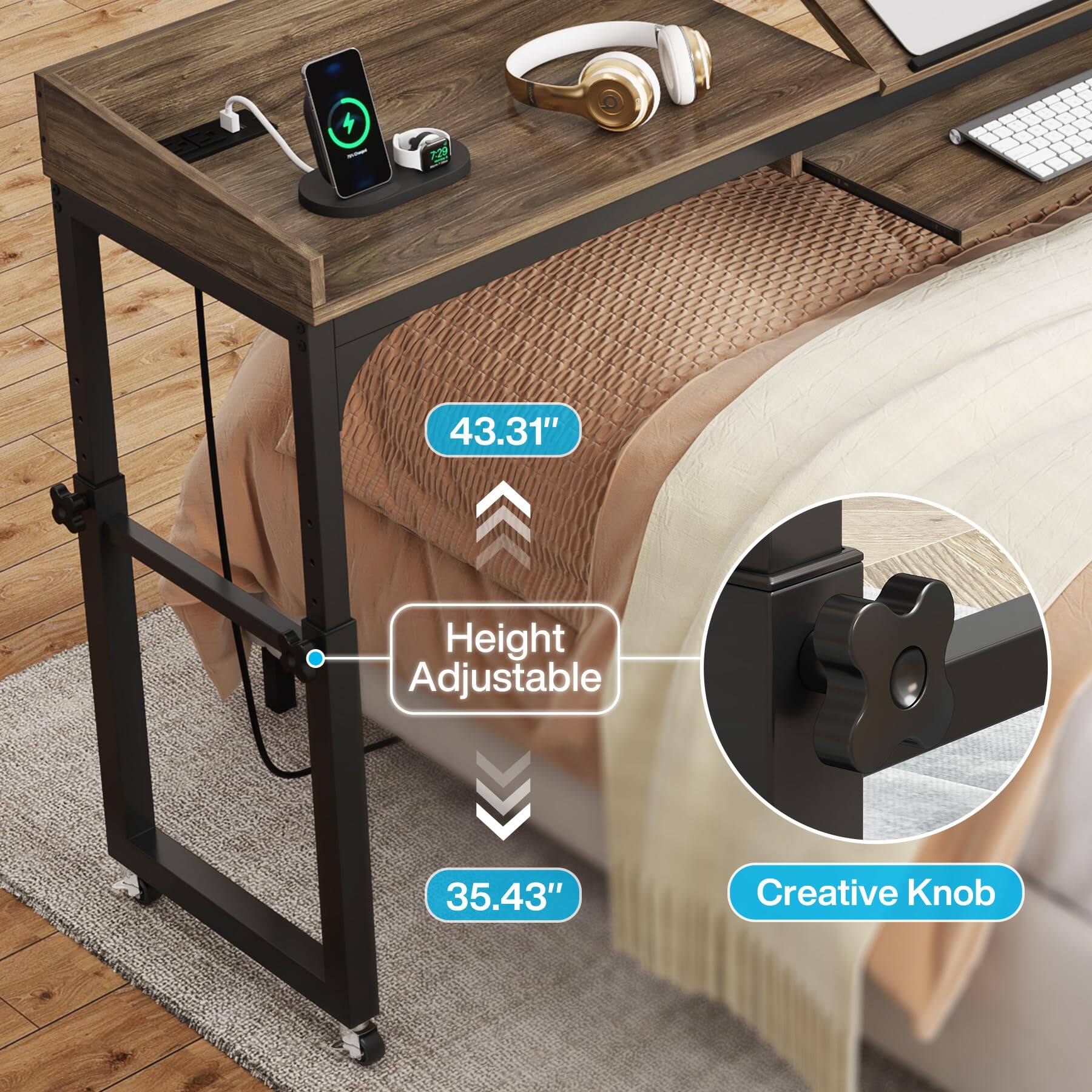 7:29  
43.31"  
Height Adjustable  
35.43"  
Creative Knob
