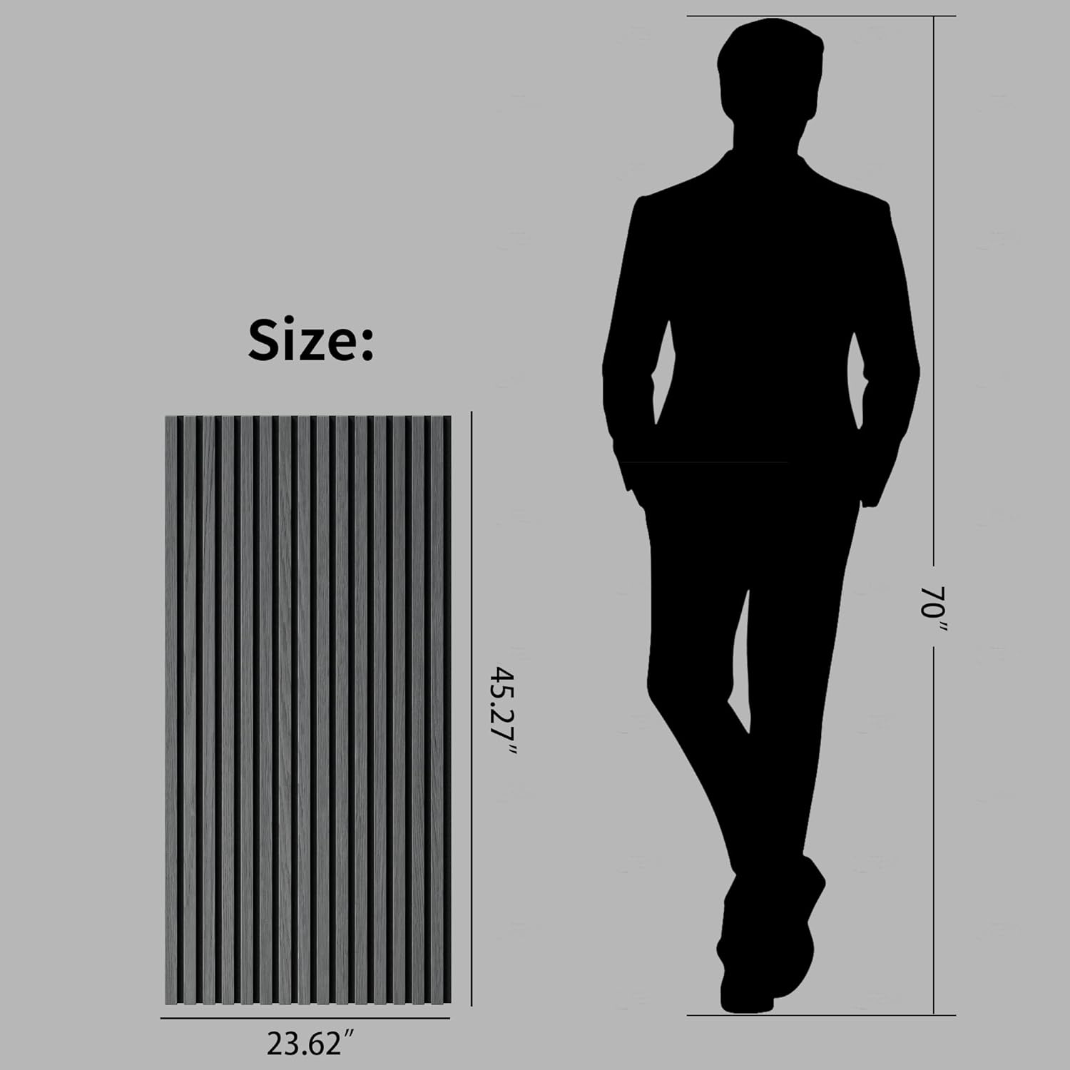 Size:  
45.27" x 70" x 23.62"