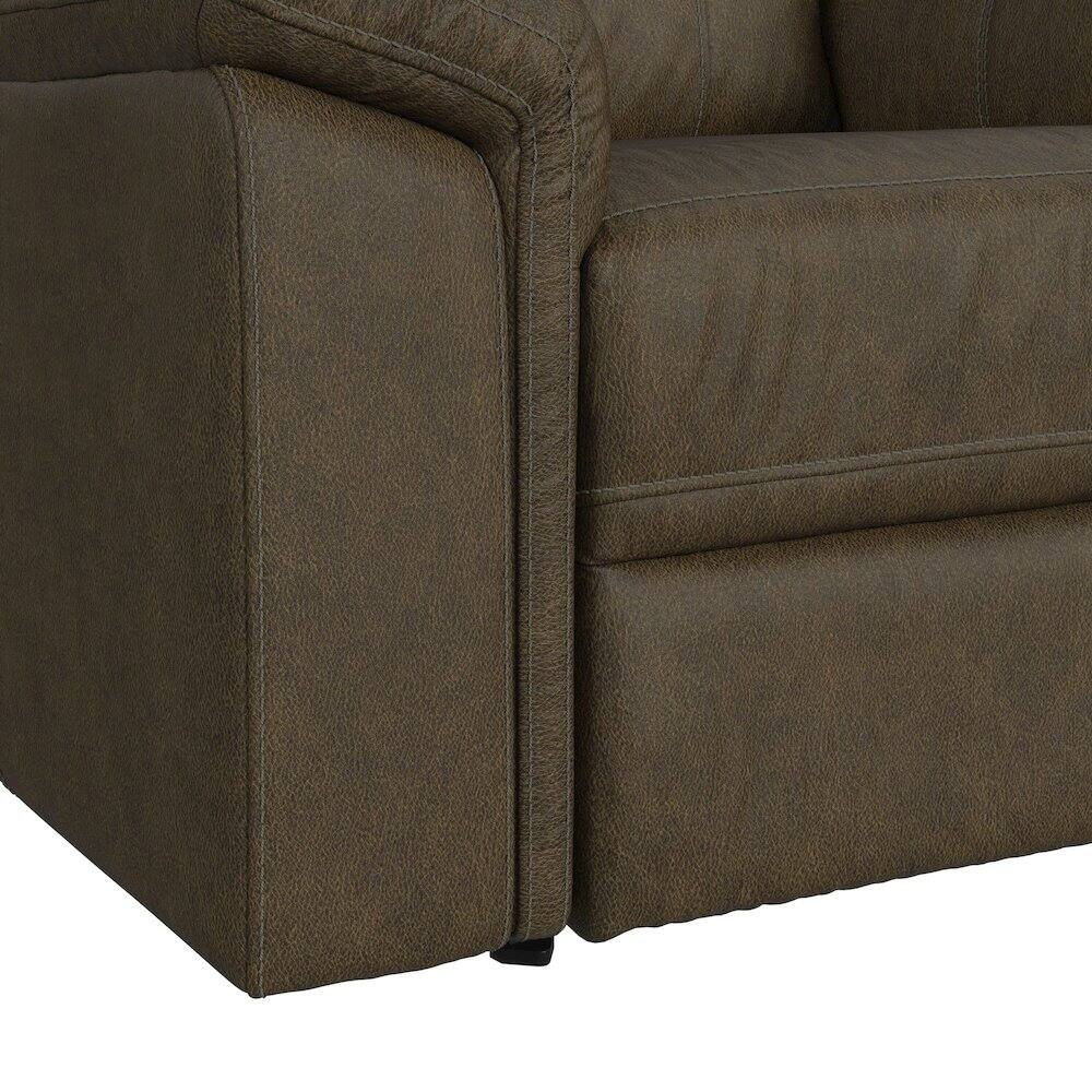 Back. Picket House Furnishings - Odyssey Rocker Recliner in Vine Chestnut - Chestnut.