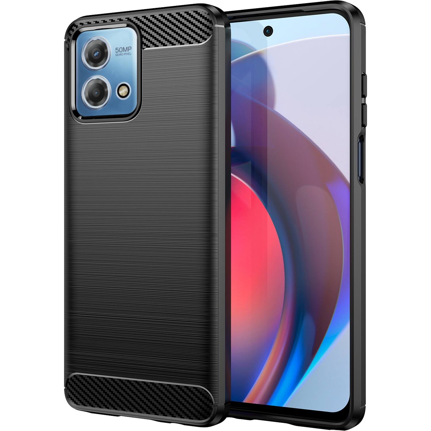 Alt View 11. SaharaCase - Anti-Slip Series Case for Motorola G Stylus 4G (2023) - Black.