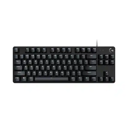 Logitech - G413 TKL SE Tenkeyless Wired Mechanical Tactile Switch Gaming Keyboard for Windows/Mac with Backlit Keys - Black