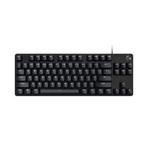 Logitech - G413 TKL SE Tenkeyless Wired Mechanical Tactile Switch Gaming Keyboard for Windows/Mac with Backlit Keys - Black