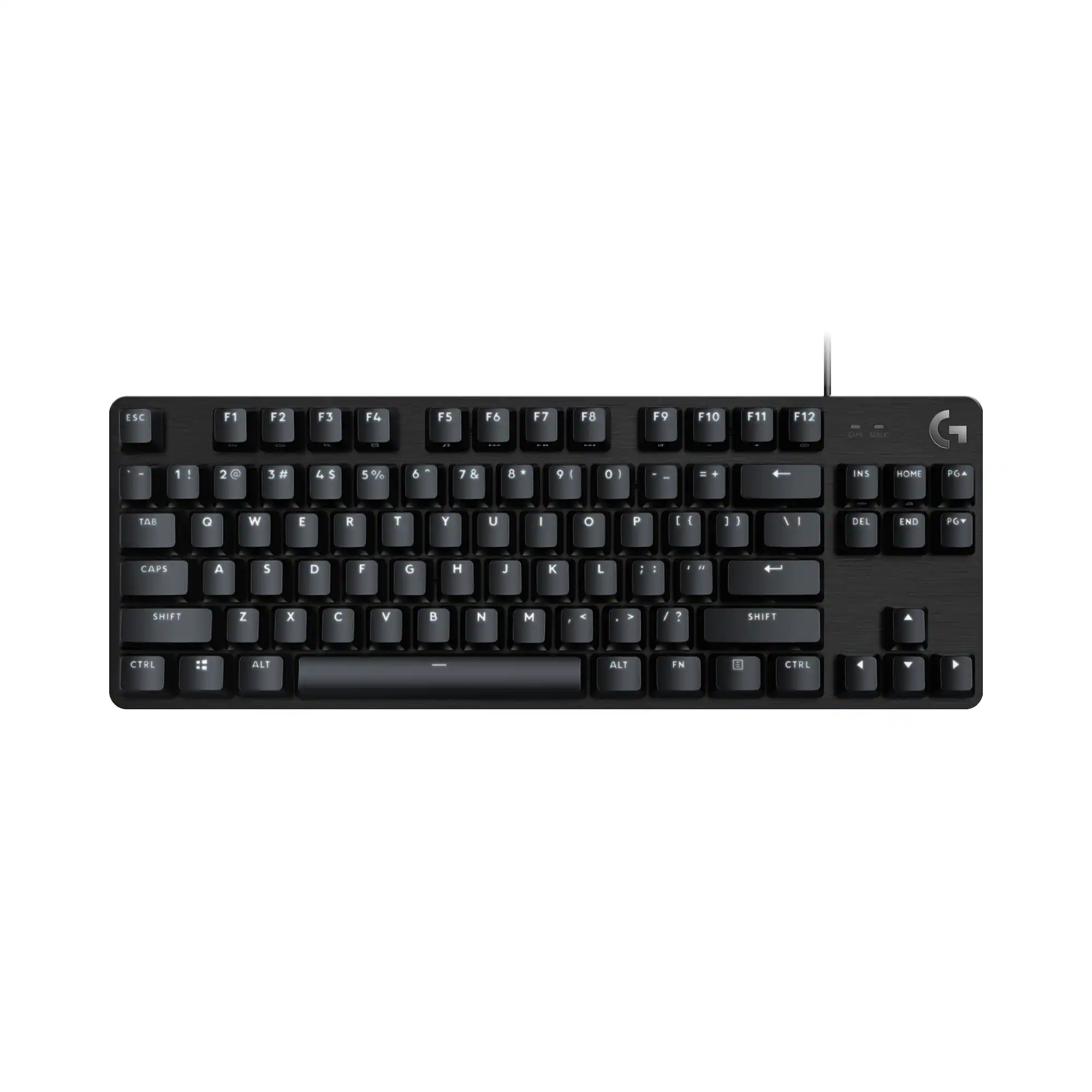 Logitech - G413 TKL SE Tenkeyless Wired Mechanical Tactile Switch Gaming Keyboard for Windows/Mac with Backlit Keys - Black