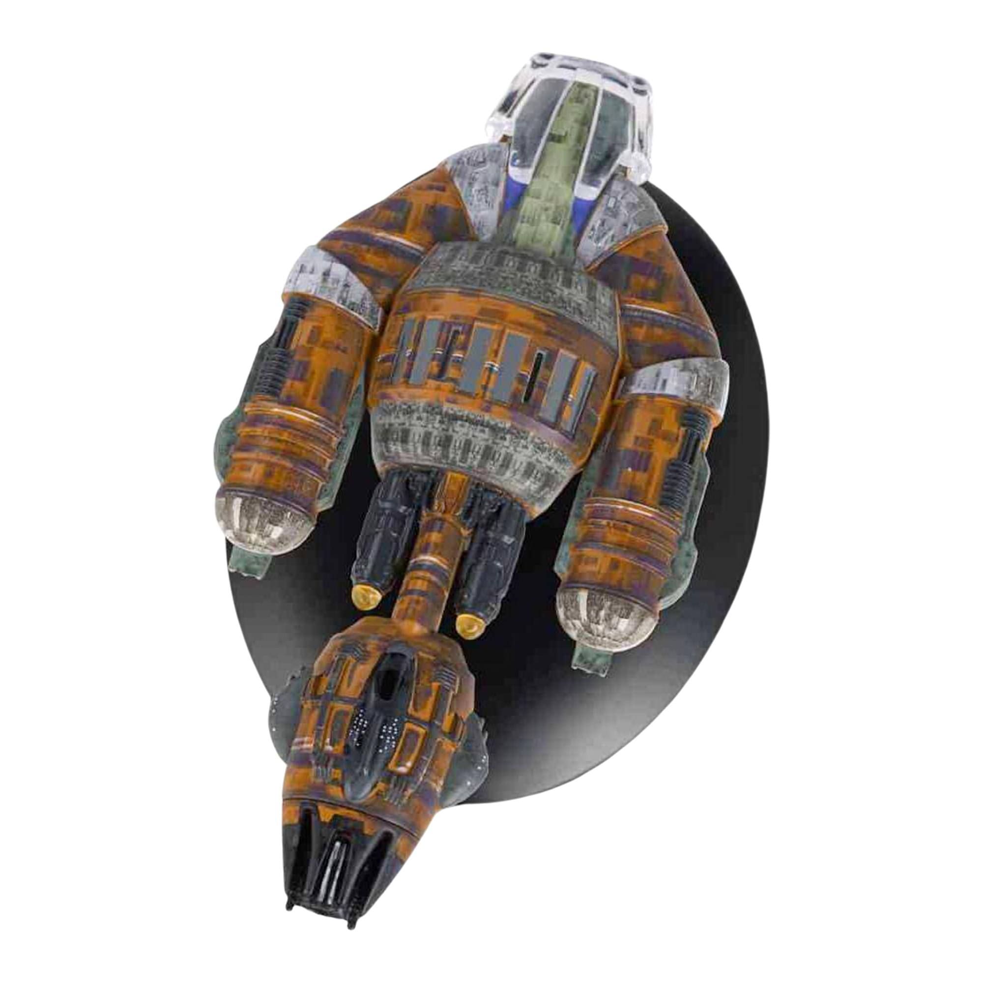 Alt View 3. Eaglemoss - Eaglemoss Star Trek Starship Replica | Krenim Warship - Brown.