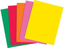 Staples - Brights Multipurpose Paper, 24 lbs., 8.5" x 11", 500/Ream - Assorted