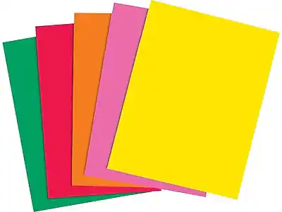 Front. Staples - Brights Multipurpose Paper, 24 lbs., 8.5" x 11", 500/Ream - Assorted.