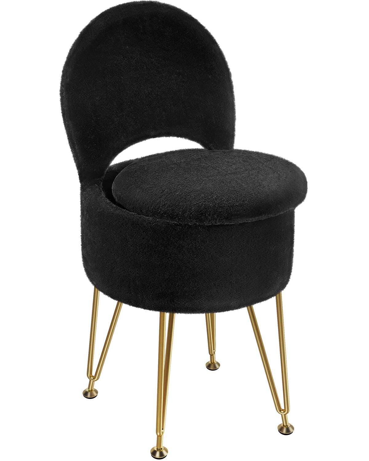 Black 15.7"D x 15.7"W x 19.5"H