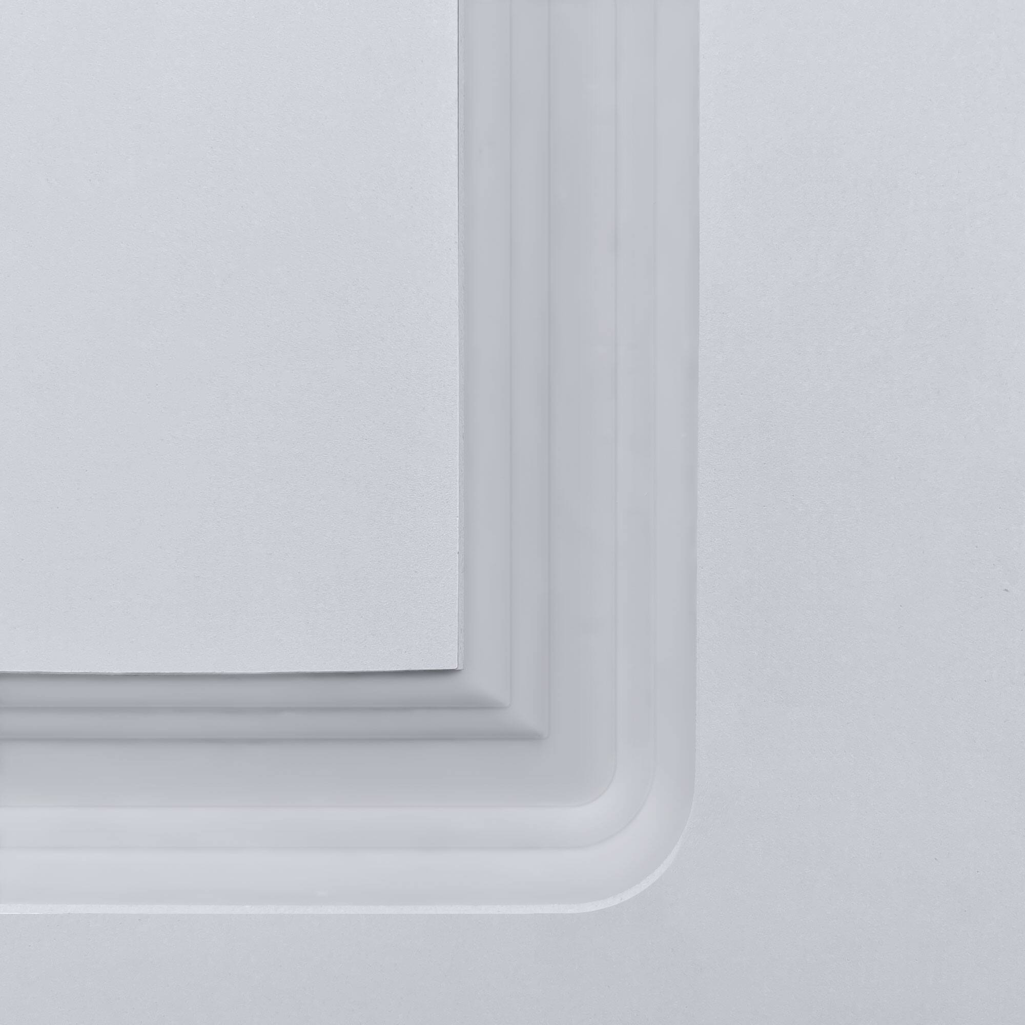 Alt View 6. Boyel Living - Milk White Modern 2-Panel Barn Sliding Door 60-in L x 0.75-in W x 84-in H with Hardware Kit - Milk White.