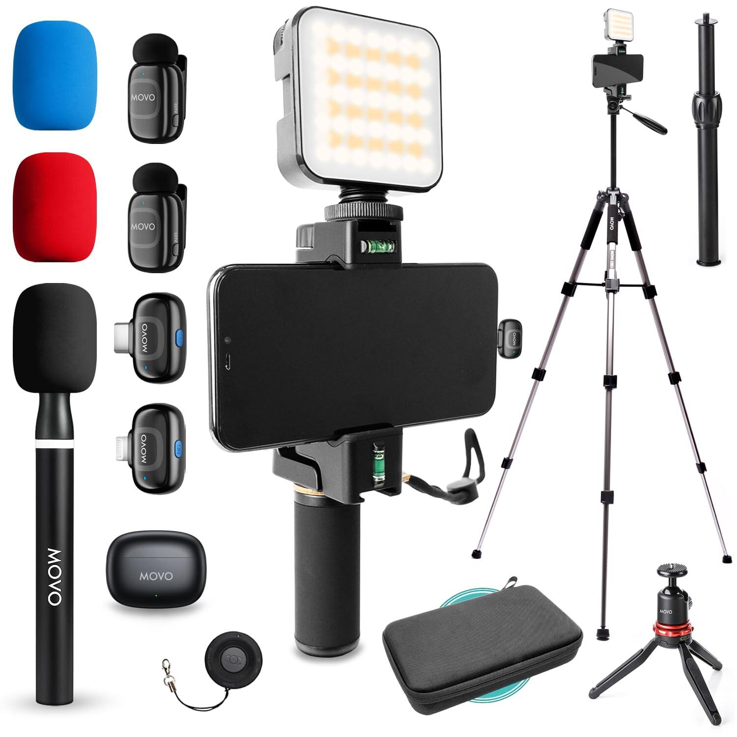 MOVO - iVlogger-PRO Wireless Vlogging Kit for iPhone/Android
