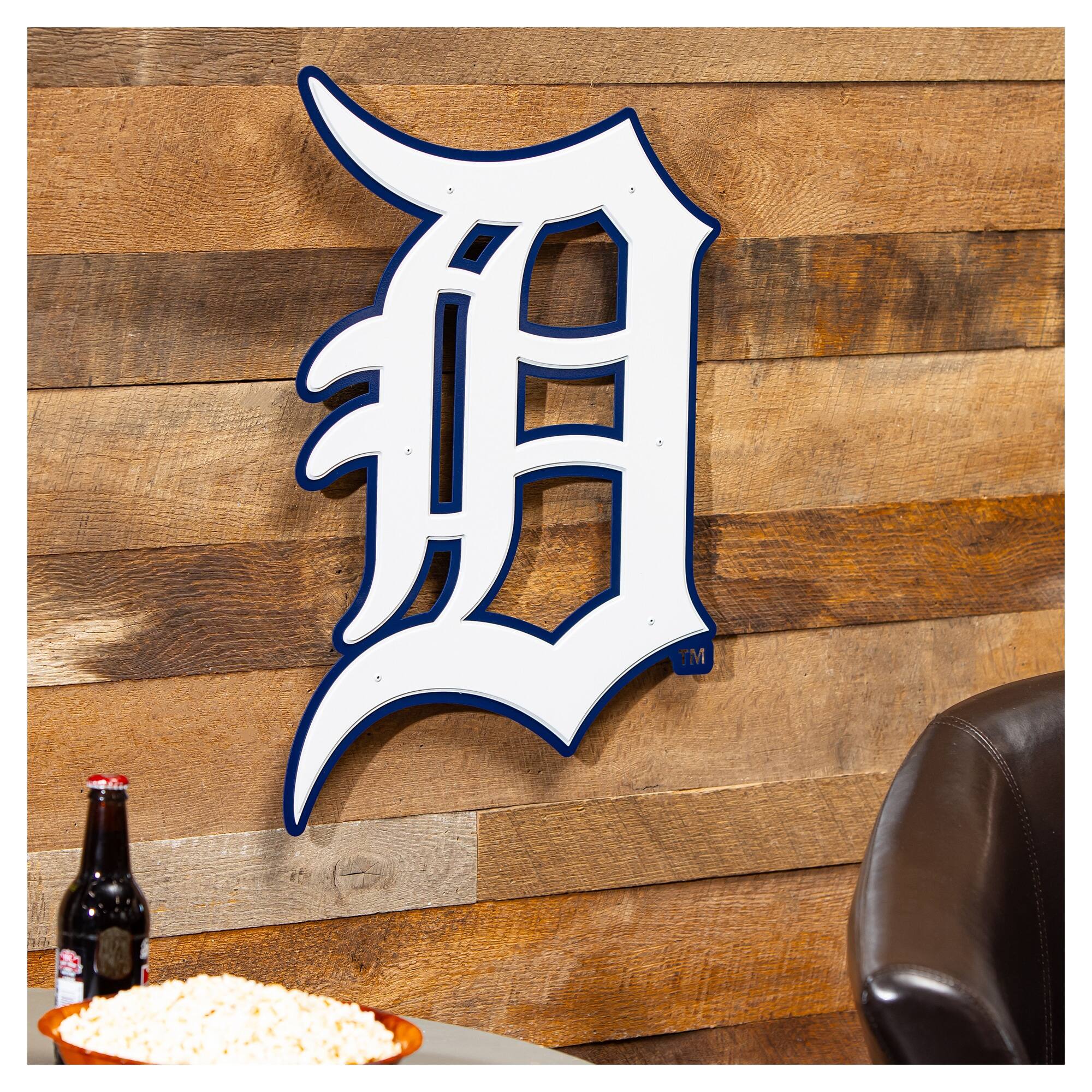 Alt View 1. Evergreen Enterprises - Detroit Tigers 23" Layered Metal Wall Art Sign - Multicolor.