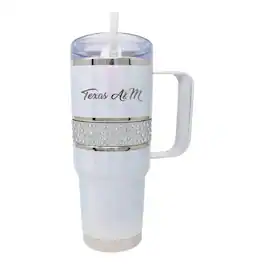 Nordic Company - Texas A&M Aggies 32oz. MyBevi Rhinestone Hollywood Travel Mug - White