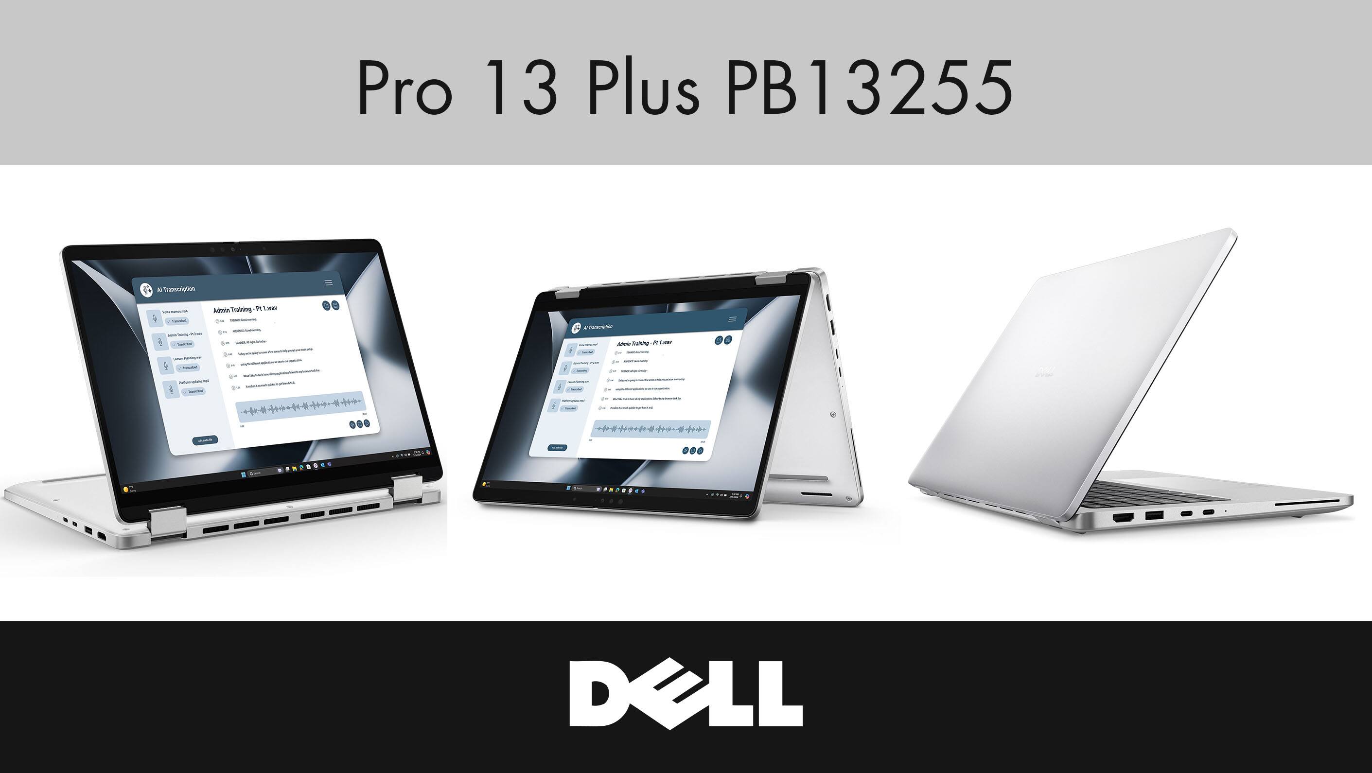 Dell Pro 13 Plus PB13255 2 in 1 Laptop 13.3(AMD Ryzen 5 PRO 230