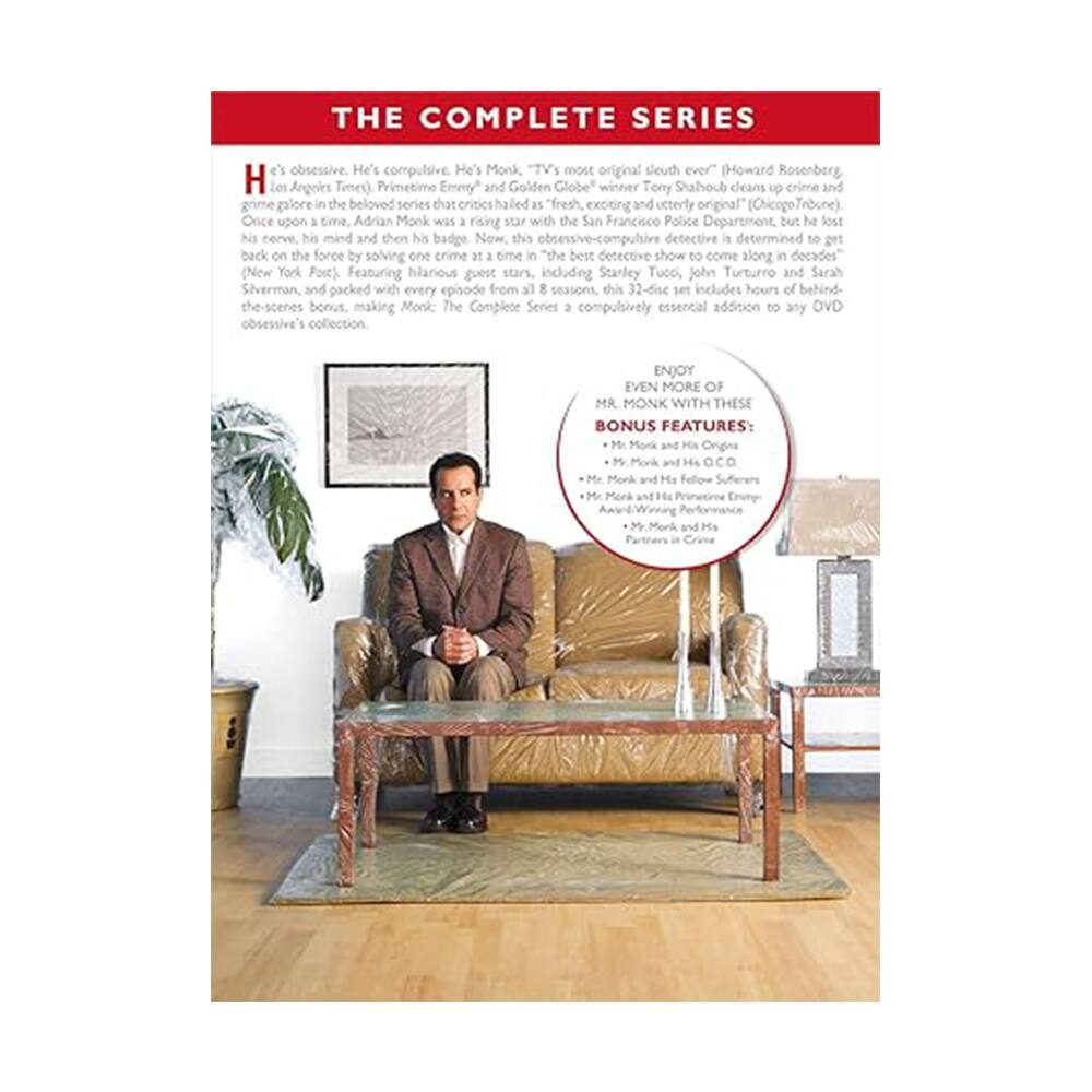 Left. Monk: The Complete Series (DVD) .