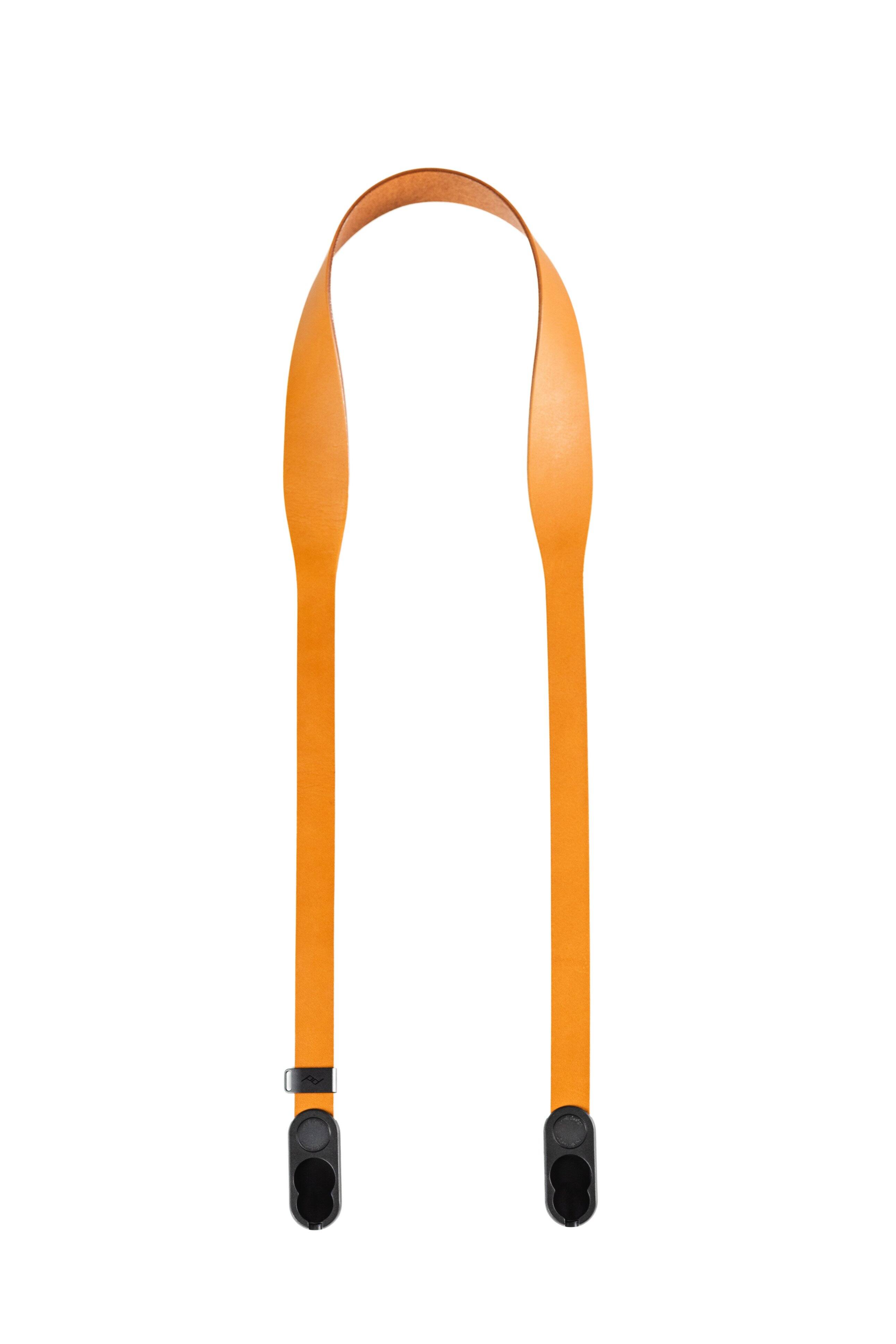 Front. Peak Design - Form Leather Camera Strap Short Amber - Amber.