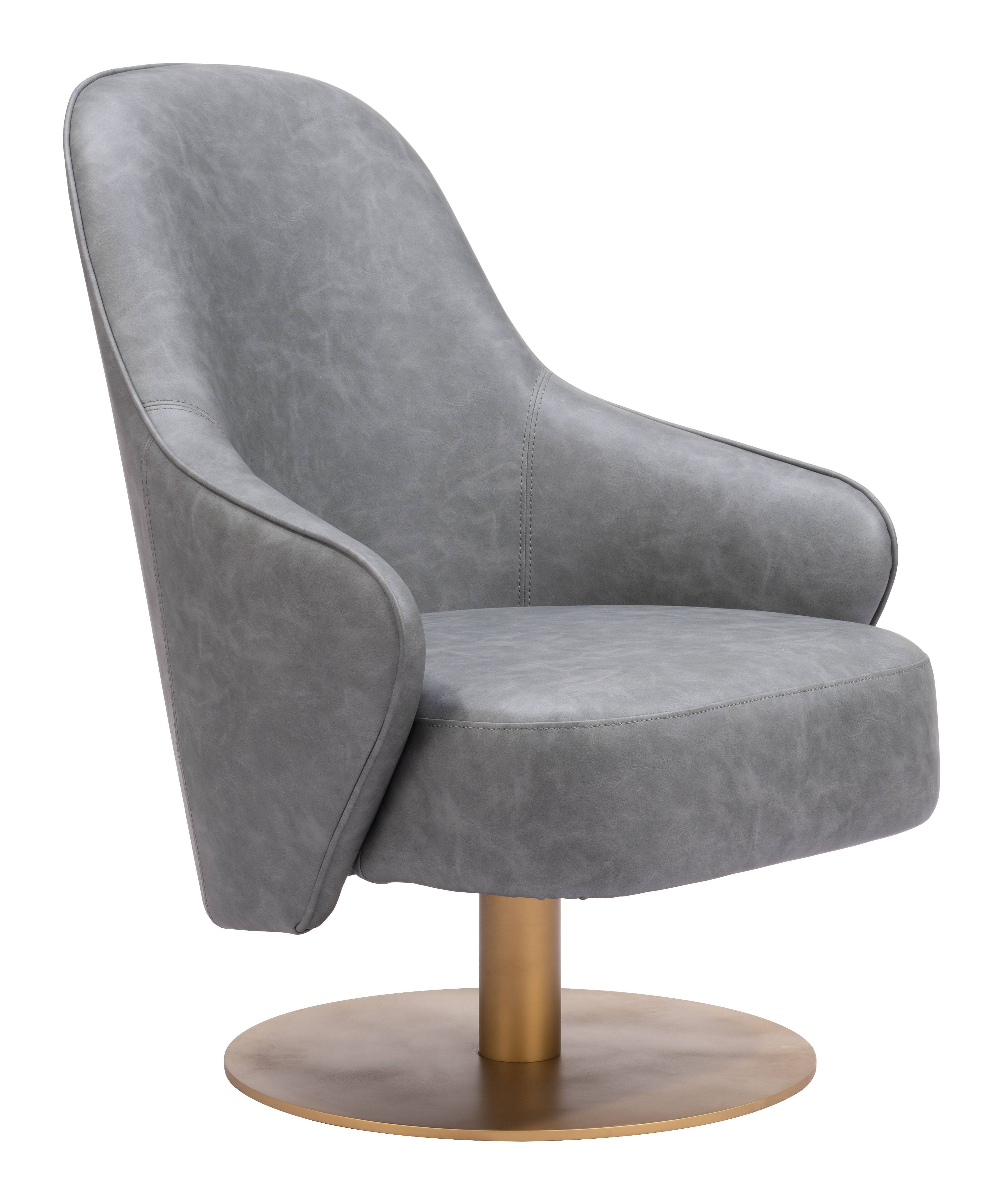 Front. Hivvago - Withby Accent Chair Gray - Gray.