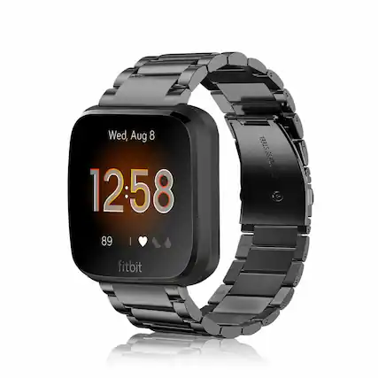 Wed, Aug 8 12:58 89 | STEEL 5532 fitbit