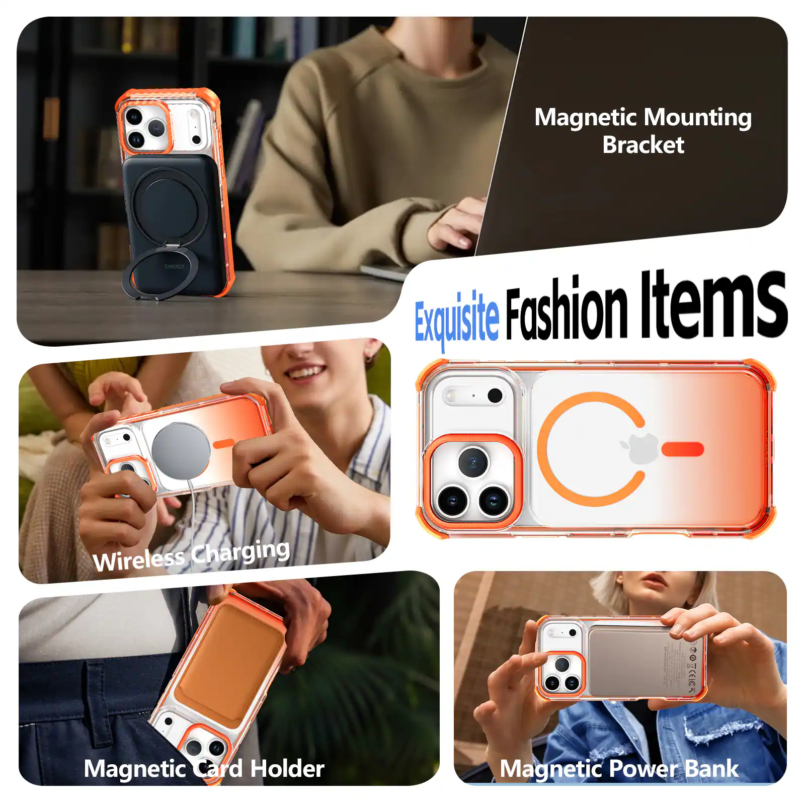 Magnetic Mounting Bracket

Exquisite Fashion Items

Wireless Charging

Magnetic Card Holder

Magnetic Power Bank