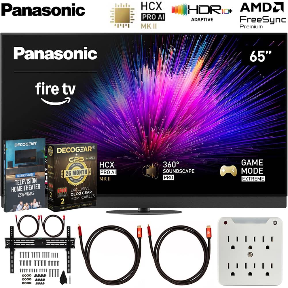 Panasonic - 65" Z95BP Series OLED 4K UHD Smart Fire TV (2025) with 26 Month Extended Warranty Protection Plan Bundle