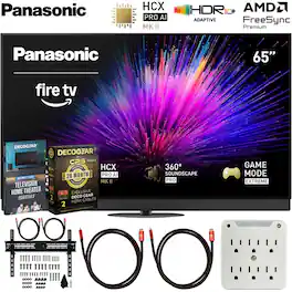 Panasonic - 65" Z95BP Series OLED 4K UHD Smart Fire TV (2025) with 26 Month Extended Warranty Protection Plan Bundle