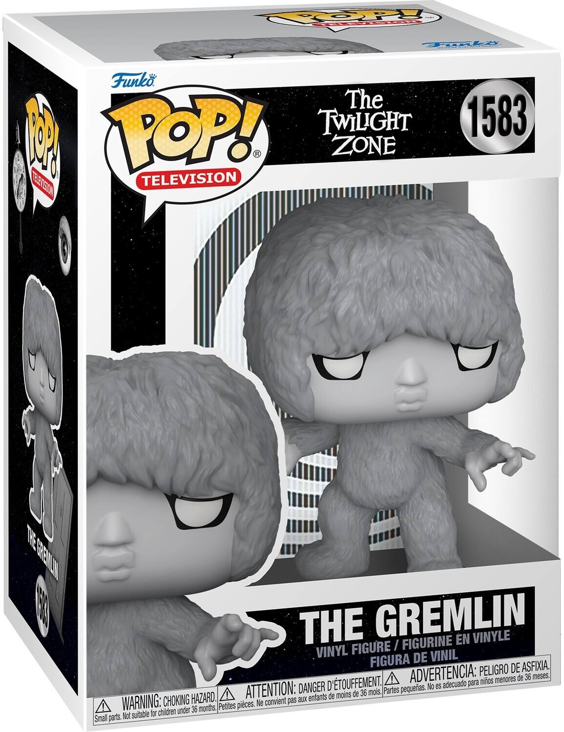 TOY dddar Fooli W Funko The M POP! TWILIGHT 1583 H ZONE TELESIO TELEVISION THE VE THE GREMLIN EN VINYLE FIGURE / FIGURINE VINYL DE VINIL FIGURA DE ASFIXIA. ADVERTENCIA: PELIGRO 36 meses. ninos menores de ATTENTION: DANGER D 'ÉTOUFFEMENT. Partes pequeras. No es adecuado para de moins de 36 mois. WARNING: CHOKING HAZARD. convient pas aux enfants Pettes pieces. Ne esacuda para niños menores de 36 meses. Smal parts. Not suitable for children under 36 months.