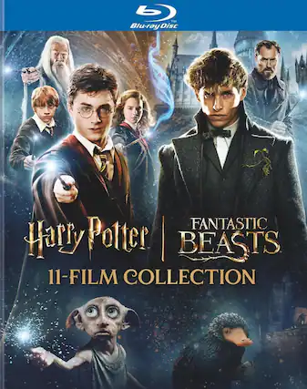 Front. Harry Potter and Fantastic Beasts 11-Film Collection (Blu-ray) - BLU-RAY.