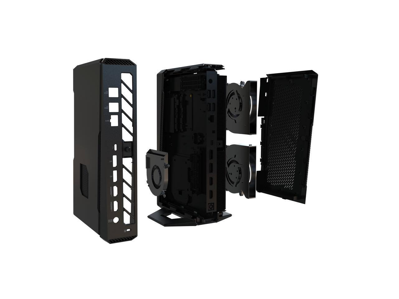 Alt View 2. ASUS - ASUS NUC 15 Mini PC, Intel Ultra 9, RTX 5070, DDR5, Dual Storage, Thunderbolt 4, Wi-Fi 7.