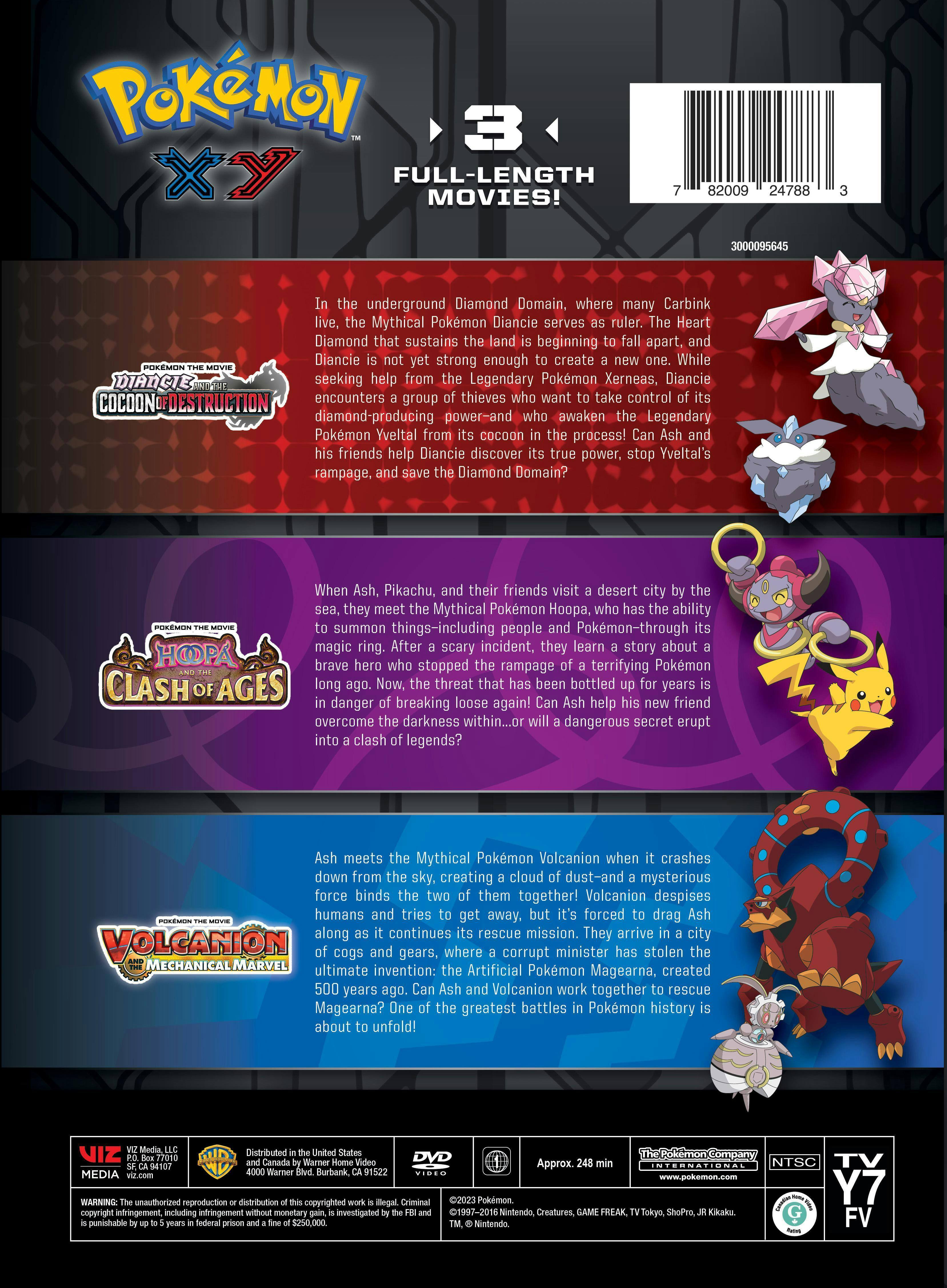 Back. Pokémon XY Mega 3-Movie Collection (Box Set) [DVD].