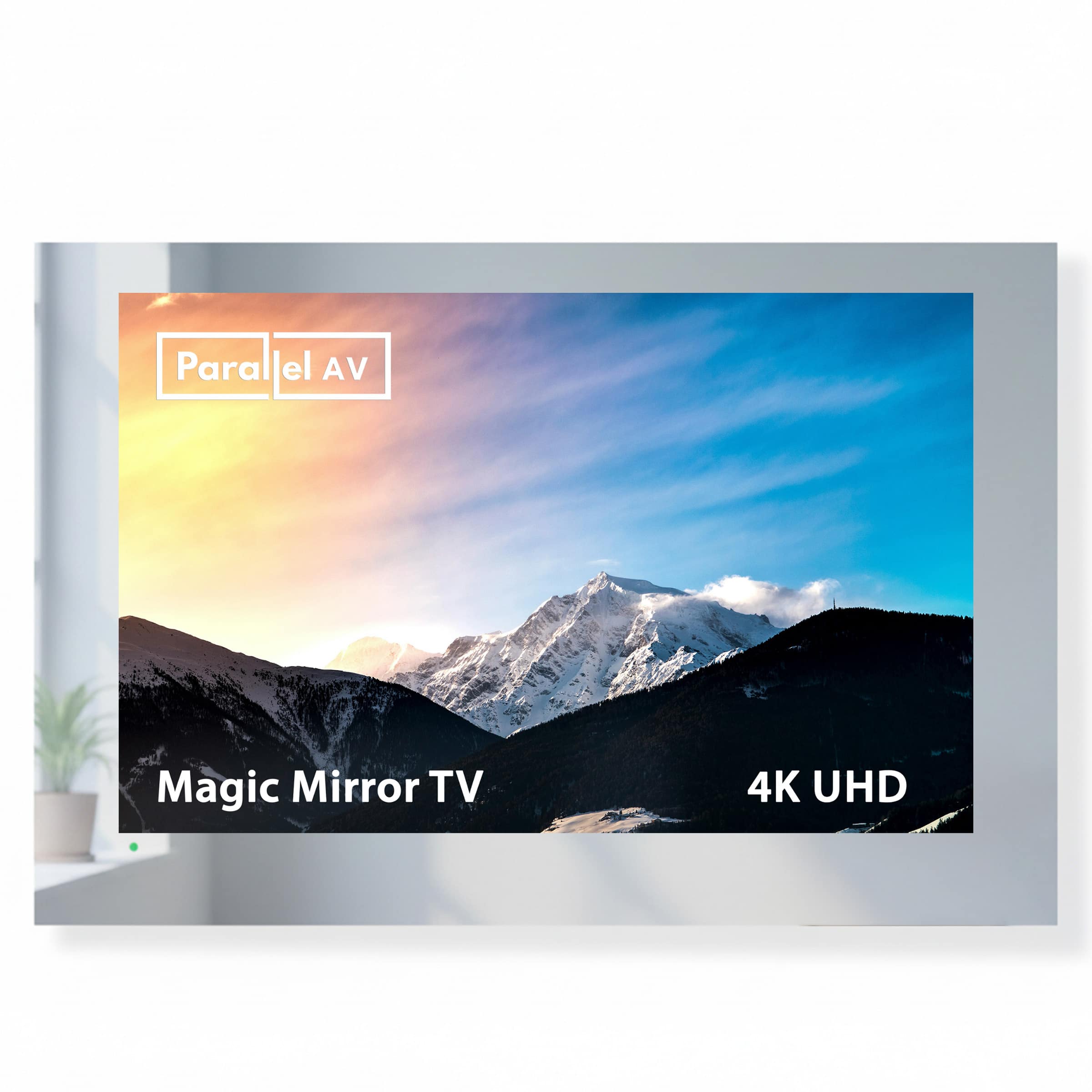 ParallelAV - 43” Ultra HD Magic Mirror Smart Series TV 4K, IP65 Waterproof, (Wall Mount)