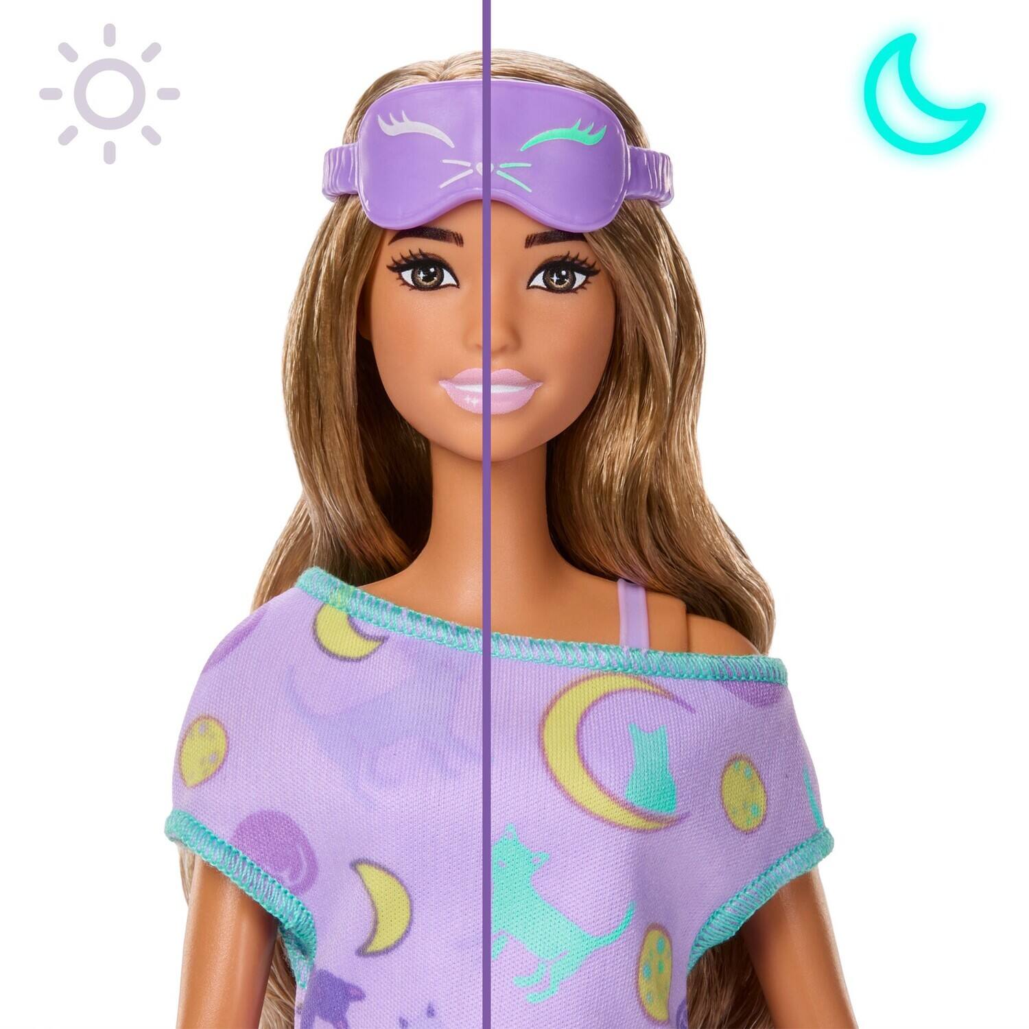 Alt View 1. Mattel - Barbie Party Unboxed Sleepover Reveal Series Purple Pajama Doll & Accessories (One Random Barbie - COLLECTIBLES - Multicolor.