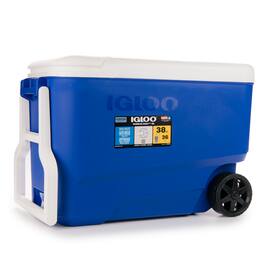 Igloo - Wheelie Cool 38 Qt Cooler - Majestic Blue