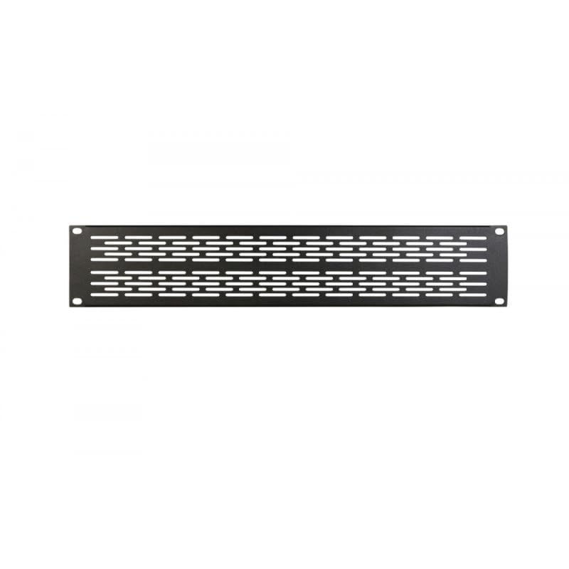 Alt View 6. On Stage Stands - On-Stage Vented Rack Panel, 2U (RPV2000) - Black.
