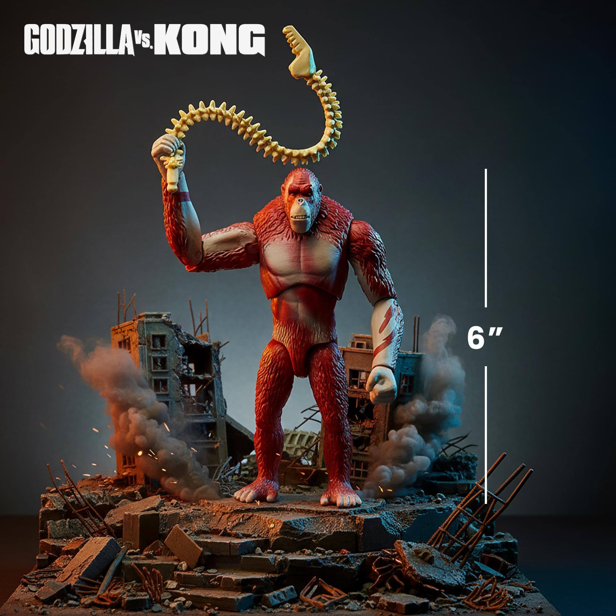 GODZILLA vs KONG  
6"