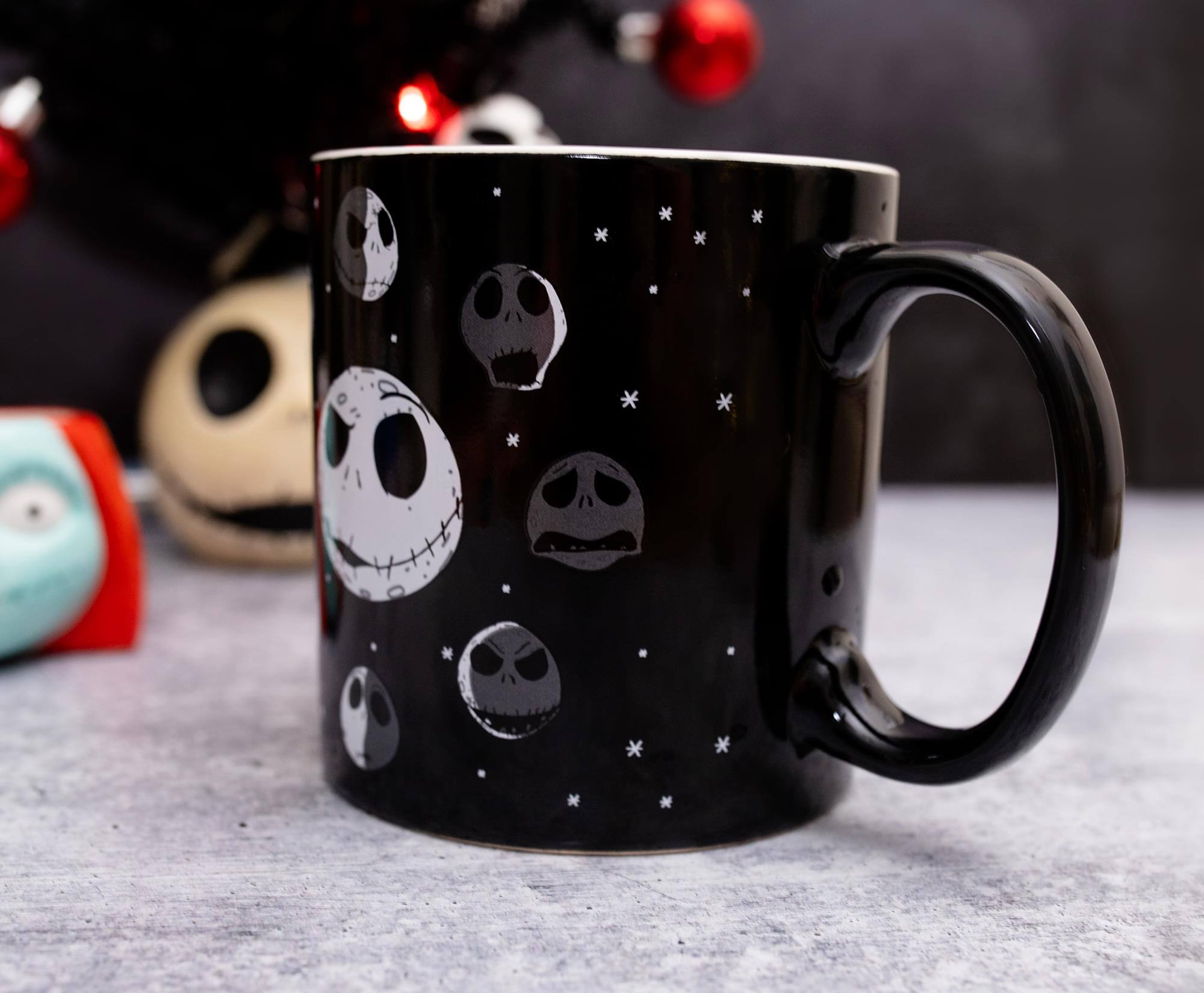Alt View 10. Disney - Disney The Nightmare Before Christmas Jack Moon Phases Ceramic Mug | 20 Ounces - Black.