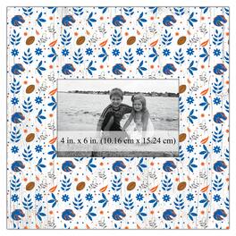 Fan Creations - Boise State Broncos 10'' x 10'' Floral Pattern Frame - Multicolor