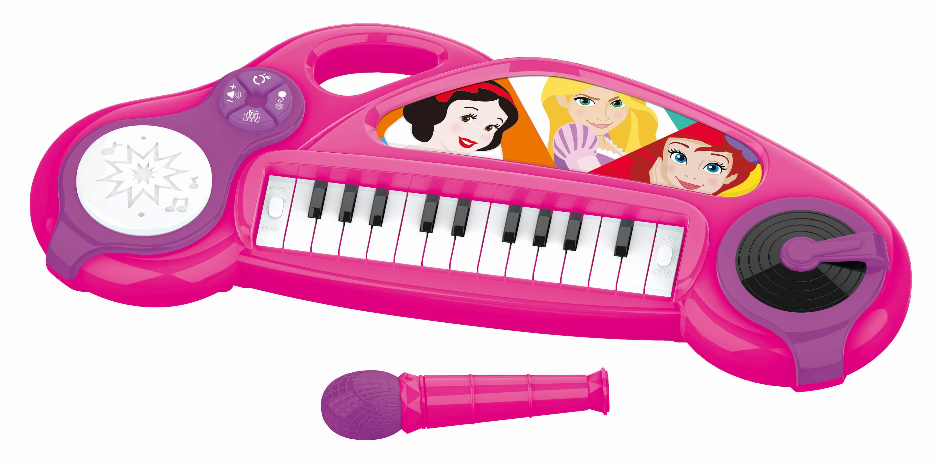 Lexibook - Disney Princess Fun Electronic Keyboard with Lights
