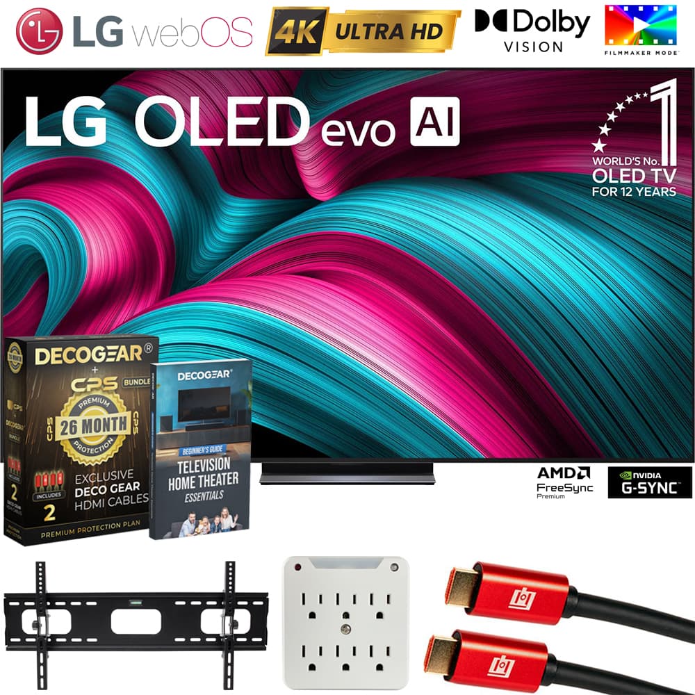 LG - 83" C5 Series OLED evo 4K UHD Smart TV (2025) w/ Extended Protection Plan