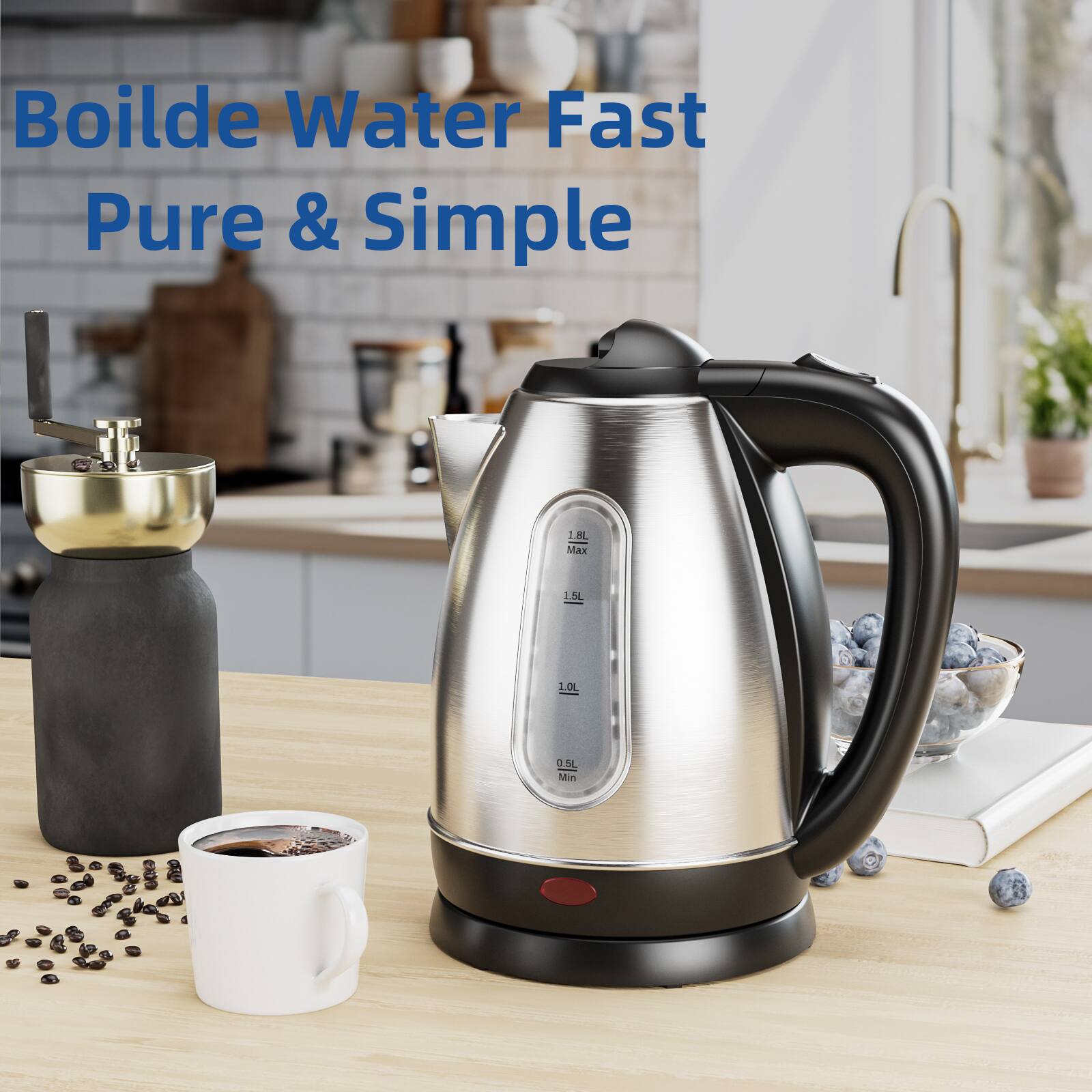 Boilde Water Fast Pure & Simple 1.5L Max 1.0L Min