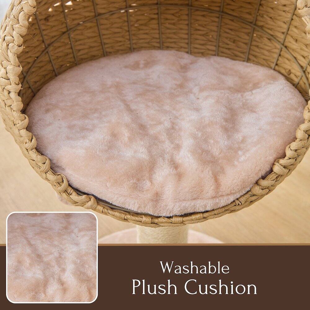Washable Plush Cushion