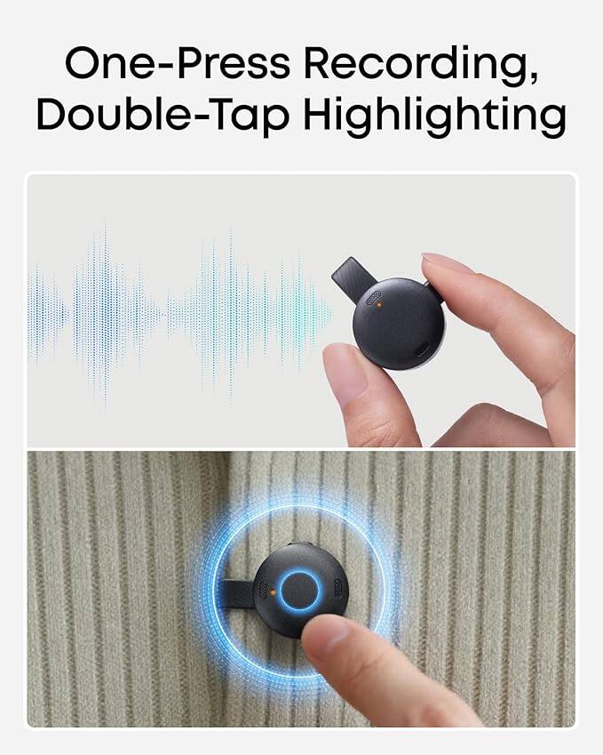 One-Press Recording, Double-Tap Highlighting
