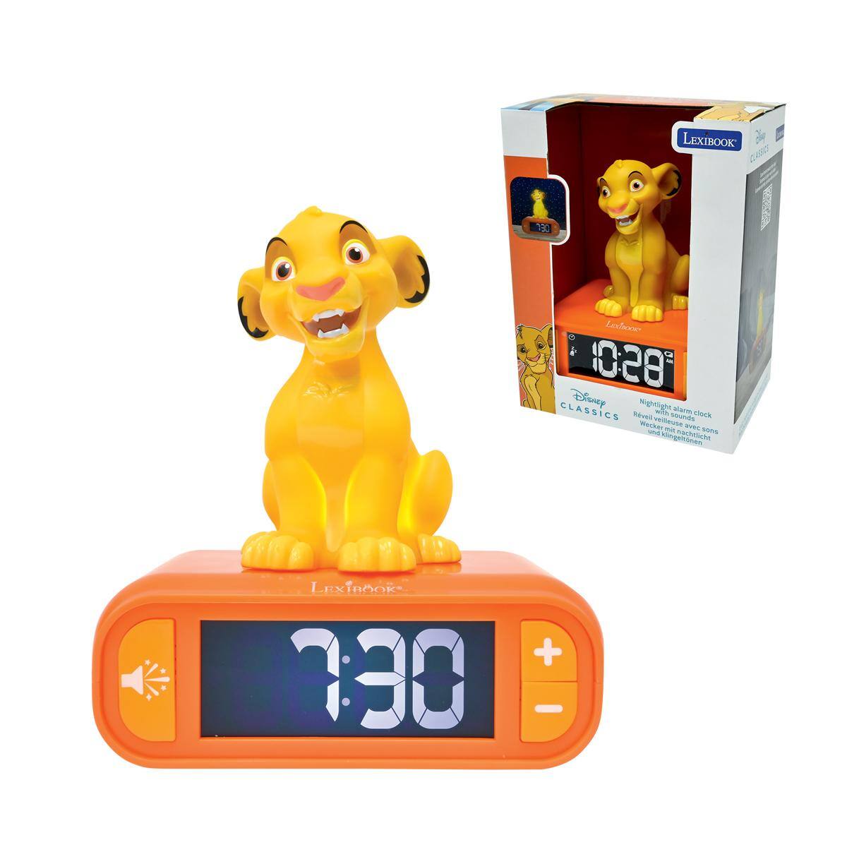 LEXIBOOK 30 Loulou 1028 0E Disney Nightlight CLASSICS with alarm clock Revel with sounds Weather with temperature LEXIBOOK LEX 730