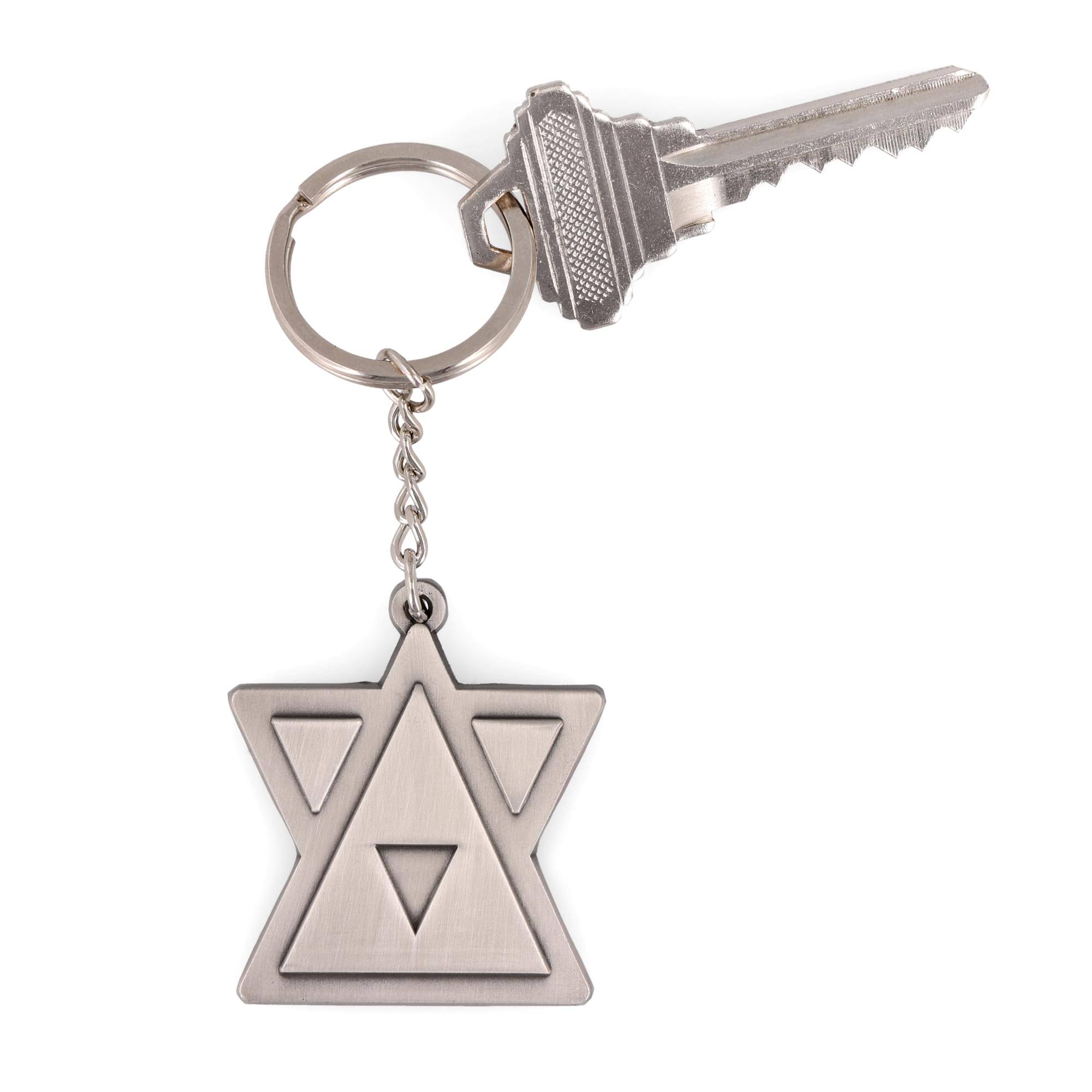 Alt View 3. Gaya Entertainment - Battleborn "Jennerit Empire" Logo Metal Keychain - Silver.