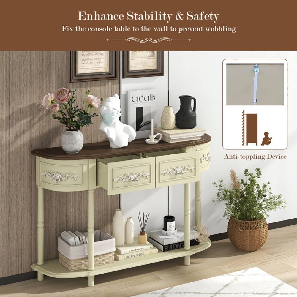 Enhance Stability & Safety  
Fix the console table to the wall to prevent wobbling  

Anti-toppling Device  

BULDING LUCIAN FREUD