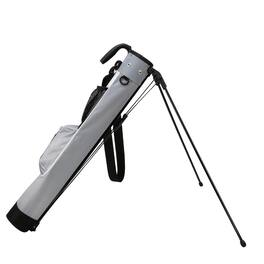 MAGICAL RUBS - 2.26lb Ultra-Light Sunday Golf Bag with Stand, 9 Clubs, Waterproof - Gray