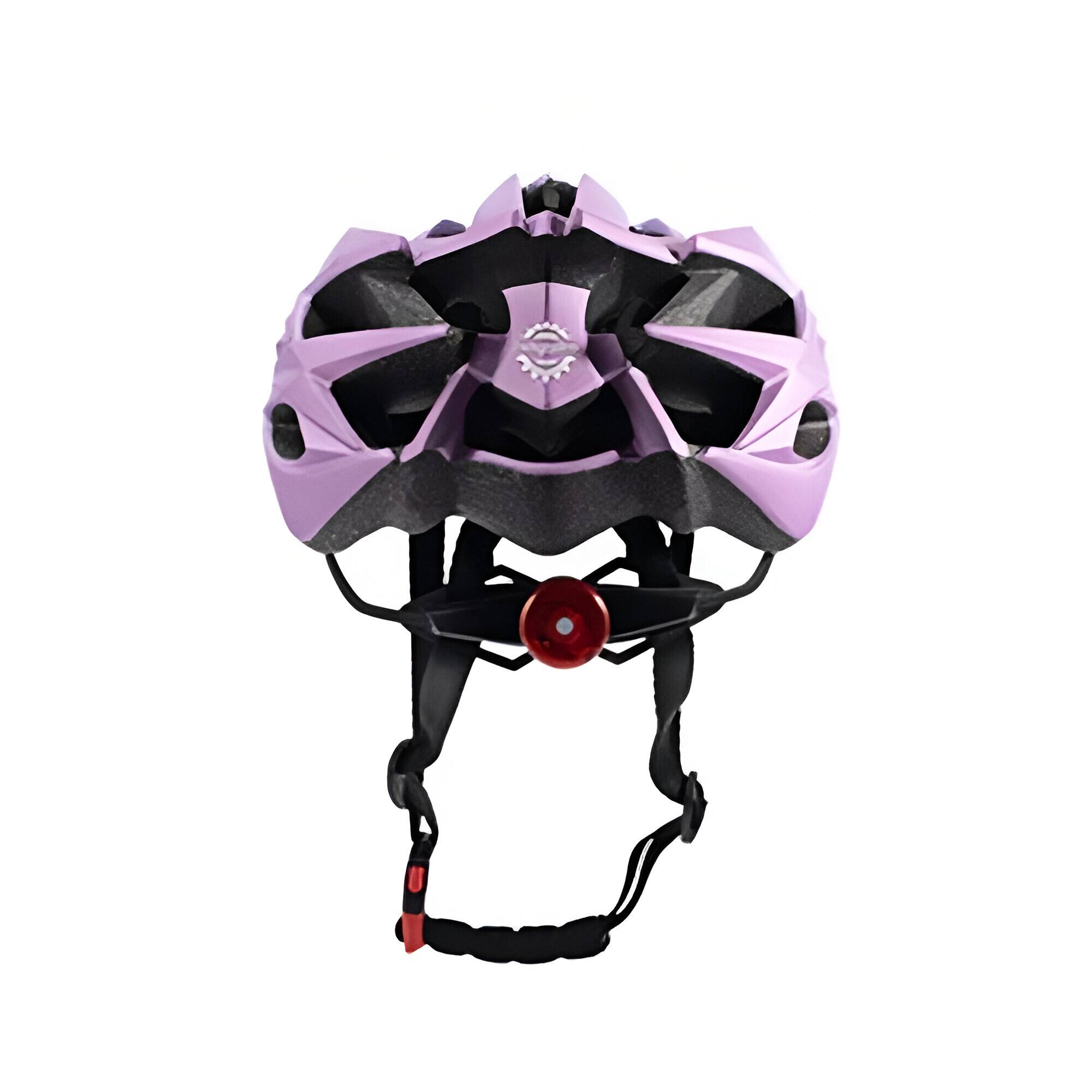 Left. Heybike - Adult Mountain Cycling Helmet - Gradient Purple.