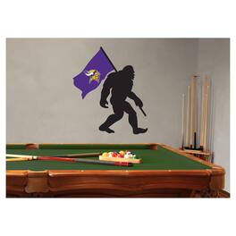Fan Creations - Minnesota Vikings Bigfoot Decal - Multicolor